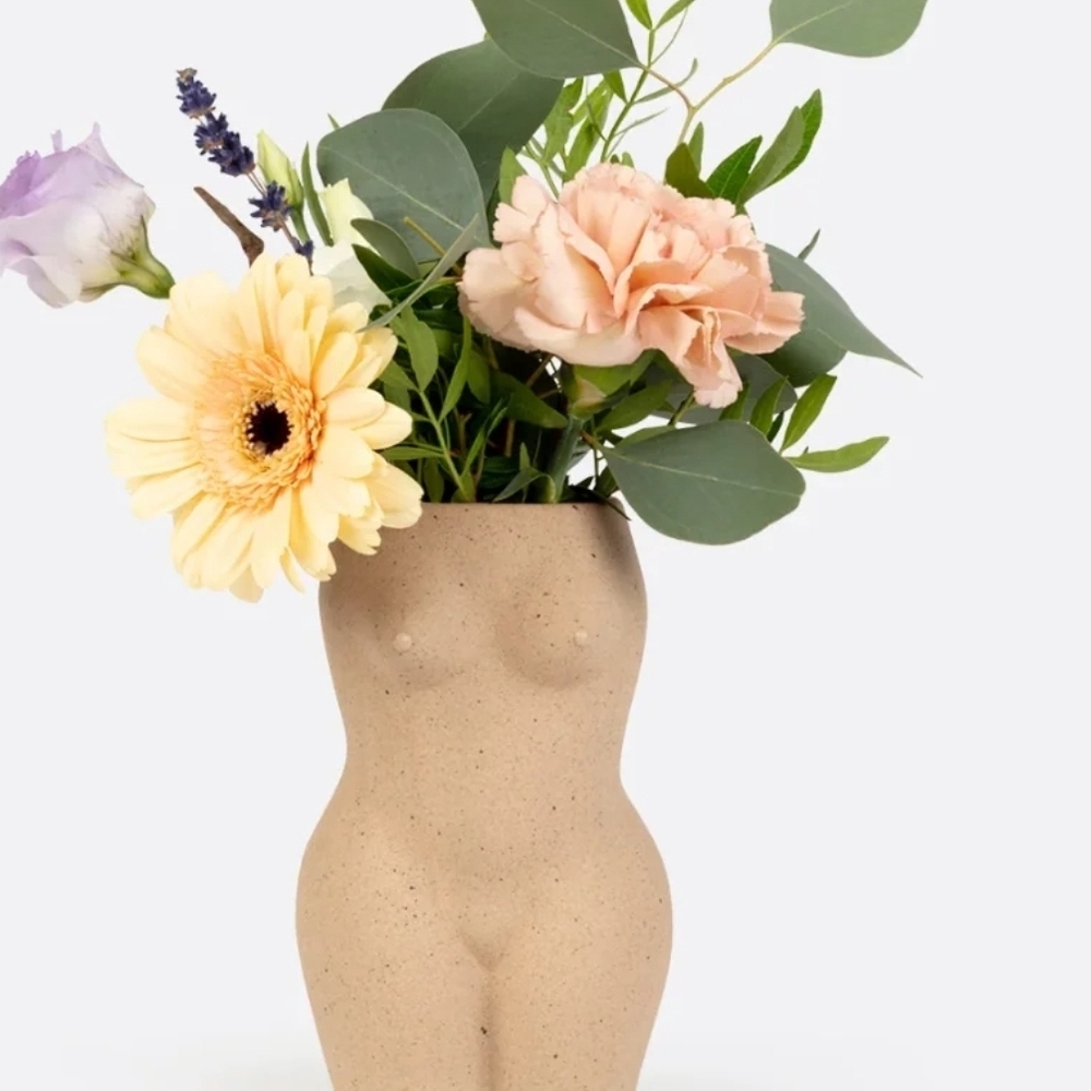 Body Form Earthenware Vase